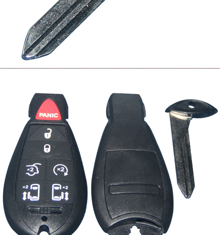 AS015039 key shell for chrysler fobic with 6+1 Button