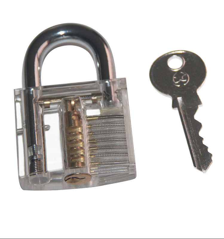 LS08006 Transparent Practice Padlock Training Tool