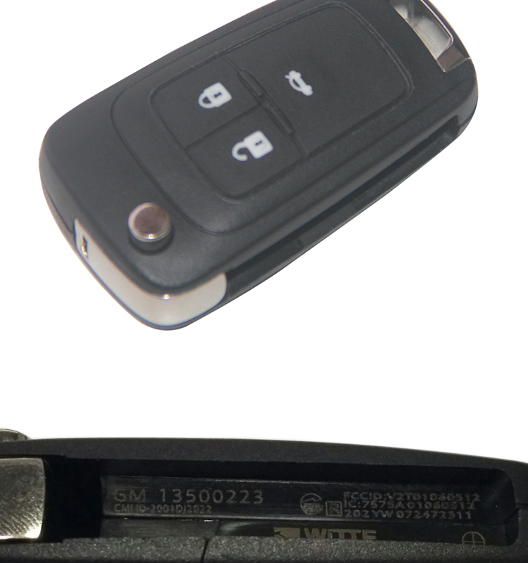 AK028025 For Opel remote key  3 Button FCCID V2T01060512 IC 7575A01060512