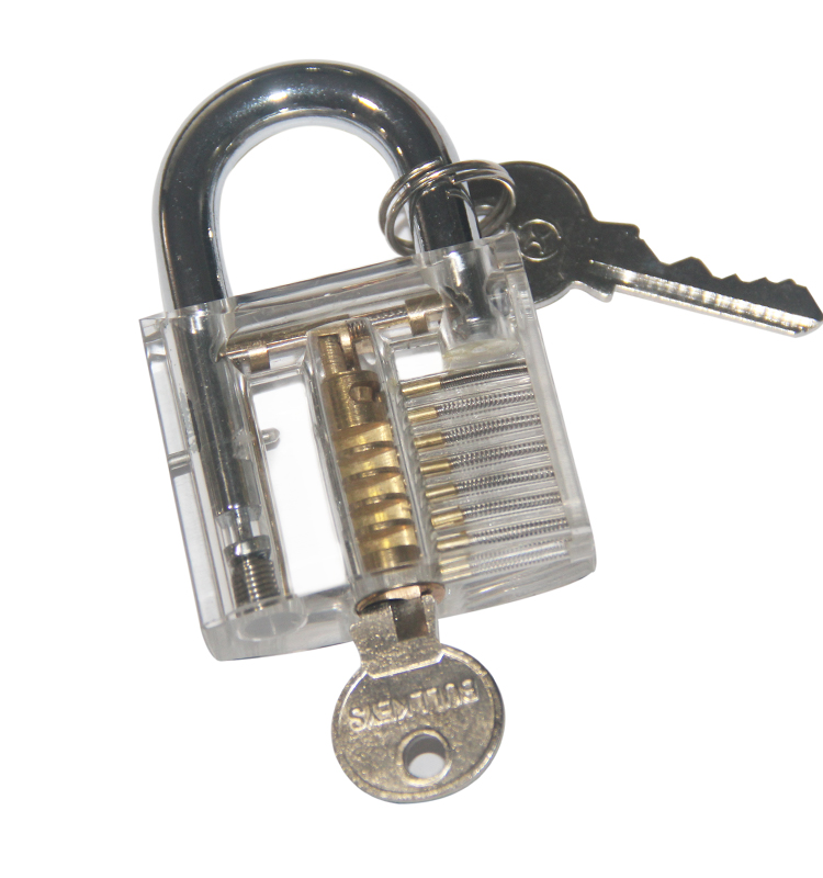 LS08006 Transparent Practice Padlock Training Tool