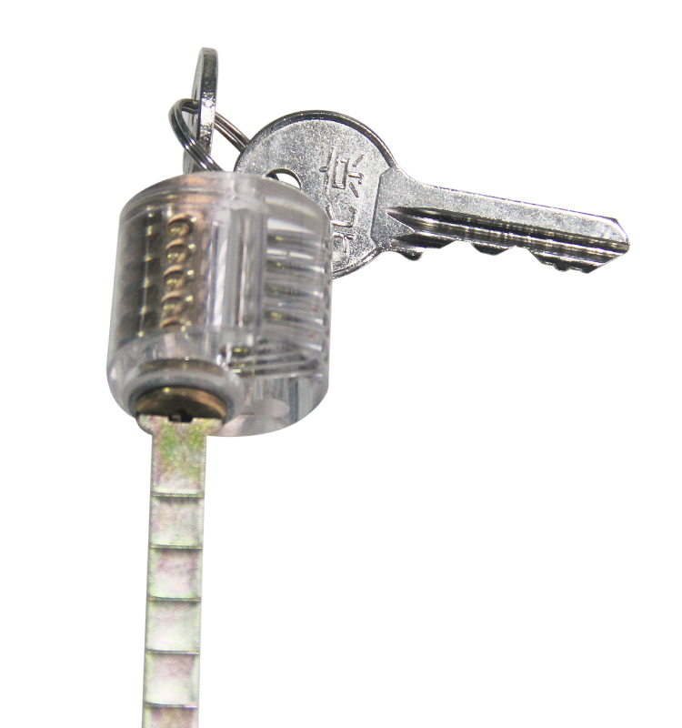 PL010003 Professional lock picks T-Lock Visable Practice Padlocks Lock Pick Lock Training Trainer Pick for Locksmith