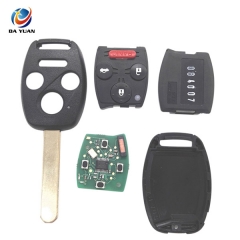 AK003058 3+1 Button Remote Key 313.8MHz ID46 Chip 2008-2012 for Honda CRV Accord G8D