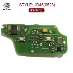 AK016016 Original for Citroen Flip Remote Key 2 Button 434MHZ ID46(0523)