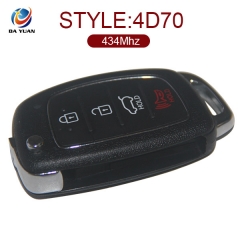 AK020039 for Hyundai Flip key 3+1 Button 434MHz 4D70