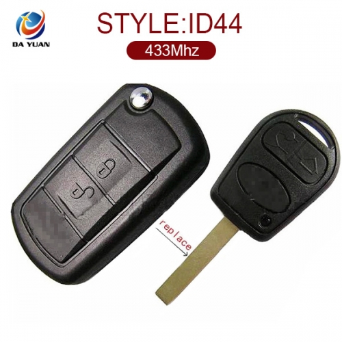 AK004020 for Range Rover Flip style Remote Replace the Remote head Key 44 Chip inside 433Mhz