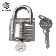 LS08002 Professional Cutaway Inside View of Practice  Padlocks Lock Pick Lock Training Trainer Pick for Locksmith with two Keys