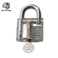 LS08002 Professional Cutaway Inside View of Practice  Padlocks Lock Pick Lock Training Trainer Pick for Locksmith with two Keys