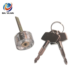 LS08005 Transparent Cutaway Practice Lock Cross Key Locks Locksmith Training