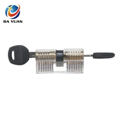 LS08004 Professional Cutaway Inside View of Both End Practice Padlock Lock 7 Pin Pick Lock Training Skill Pick