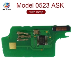 AK016030 for Citroen 3 button with lamp. Model 0523 ASK. Aftermarket