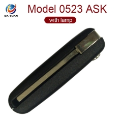 AK016030 for Citroen 3 button with lamp. Model 0523 ASK. Aftermarket