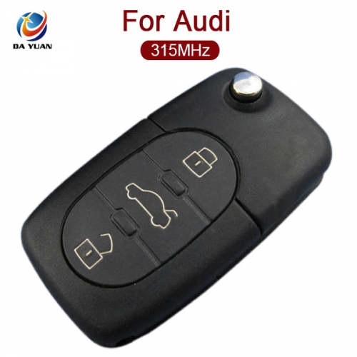 AK008009 for Audi 3+1 Button Flip Remote Key 315MHZ