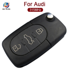 AK008011 for Audi 3 Button Flip Remote Key 315MHz