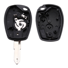 AS010012 2 Button Uncut Blade Remote Car Key Case Shell Fob Cover for Renault