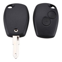AS010012 2 Button Uncut Blade Remote Car Key Case Shell Fob Cover for Renault