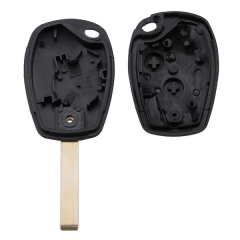 AS010008 2 Button Key Fob Remote Shell Case Uncut Blade For Renault Modus Clio 3 Twingo