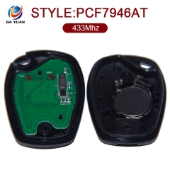 AK010005 for Renault Remote Key 3 Button PCF7946AT 433MHz With logo