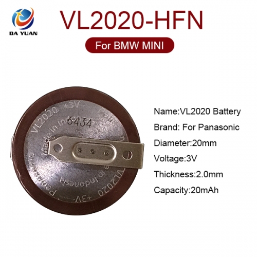 CKB001 VL2020 HFN for BMW MINI Car Remote Control Battery 3V With