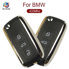 AK006022 for BMW 3 button Silver Flip key 433Mhz