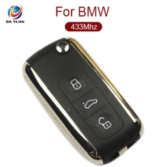 AK006022 for BMW 3 button Silver Flip key 433Mhz