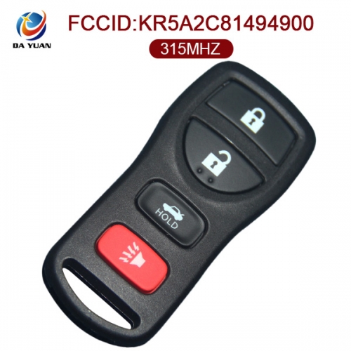 AK027043 for Nissan Remote Key  3+1 Button  315MHz KR5A2C81494900