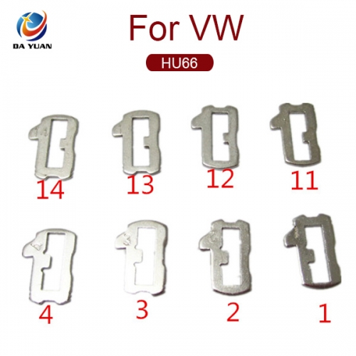 ALR0001 HU66 Car Lock Reed Plate For VW Volkswagen Lock spring Repair box A Set Of Eight Piece