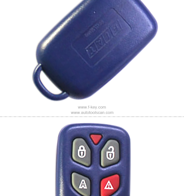 AK017001 Fob Key for Fiat Control Set 4 Button 433MHz