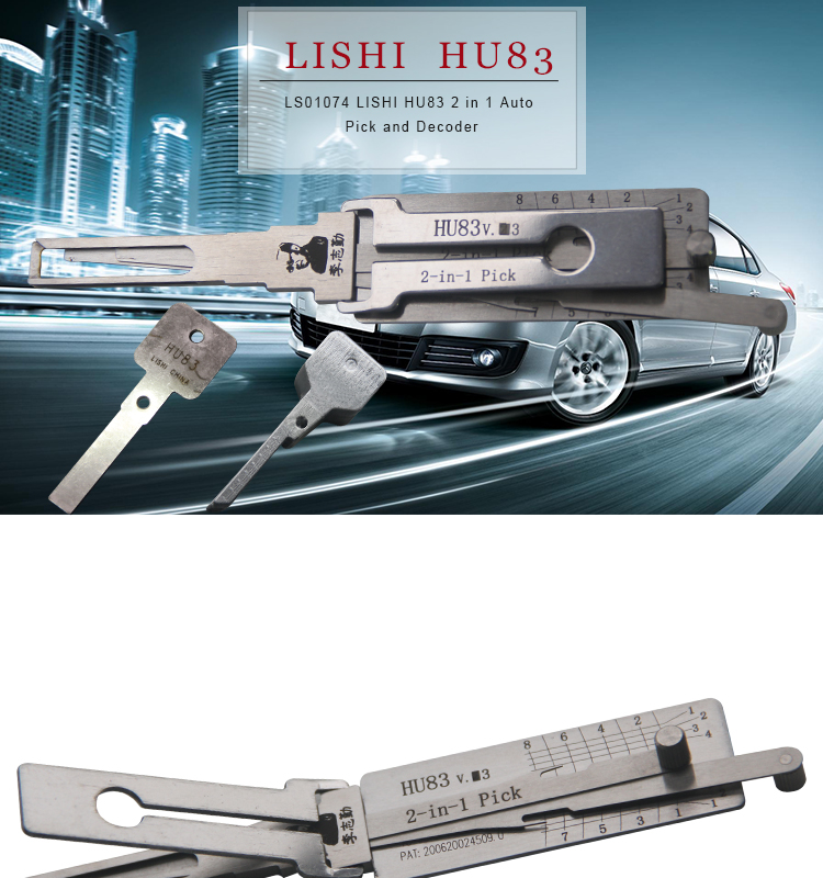 LS01074 LISHI HU83 V.3 2 in 1 Auto Pick and Decoder