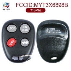AK014020 for Chevrolet Remote Key 3+1 Button 315MHz MYT3X6898B
