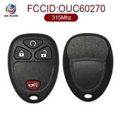 AK014019 for Chevrolet Remote Key 3+1 Button 315MHz OUC60270