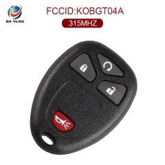 AK019004 4 buttons Remote Start Car Key Fob for Buick for Chevrolet Pontiac KOBGT04A