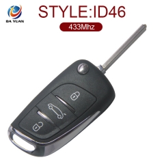 AK009031 FOR Peugeot 307 ASK FSK 3 Button remote key 433MHZ PCF7961