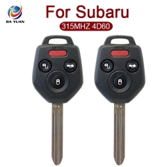 AK034005 for Subaru 3+1 Button Remote Key 315MHz 4D60 Chip