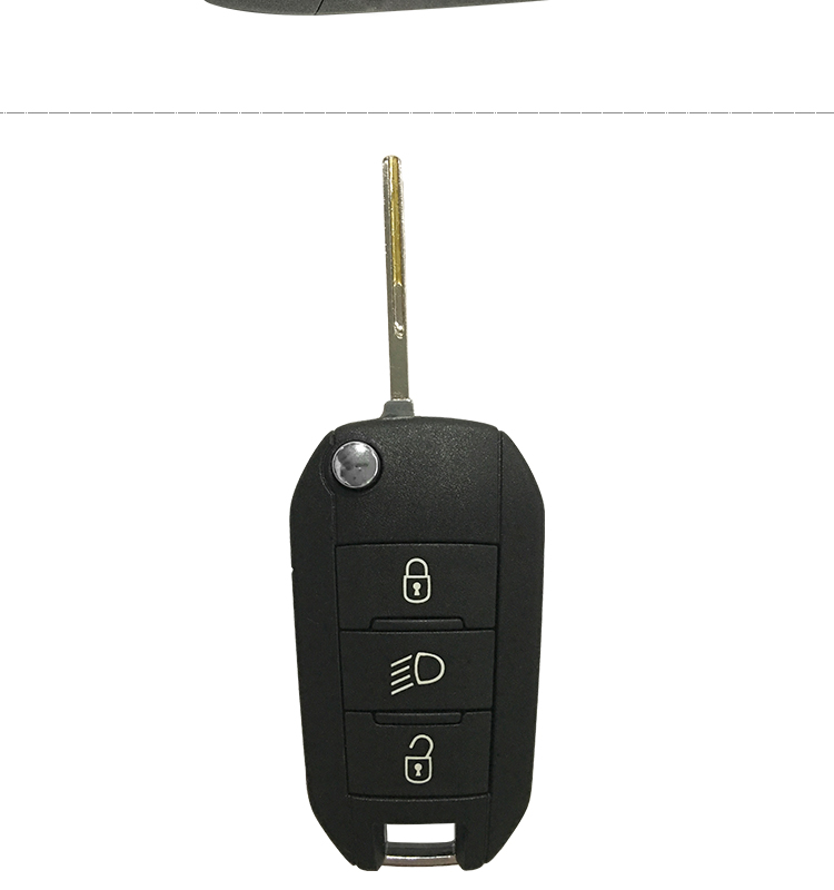 AK009026  for Peugeot 208 308 2008 3 Button remote key 315MHZ ID46