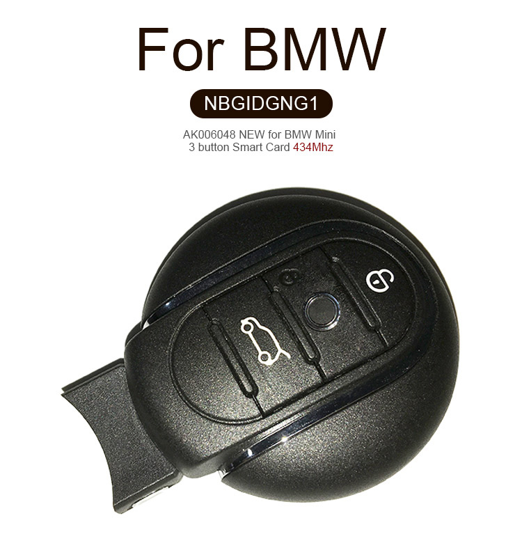 AK006048 NEW for BMW Mini 3 button Smart Card(433MHz) FCC ID NBGIDGNG1