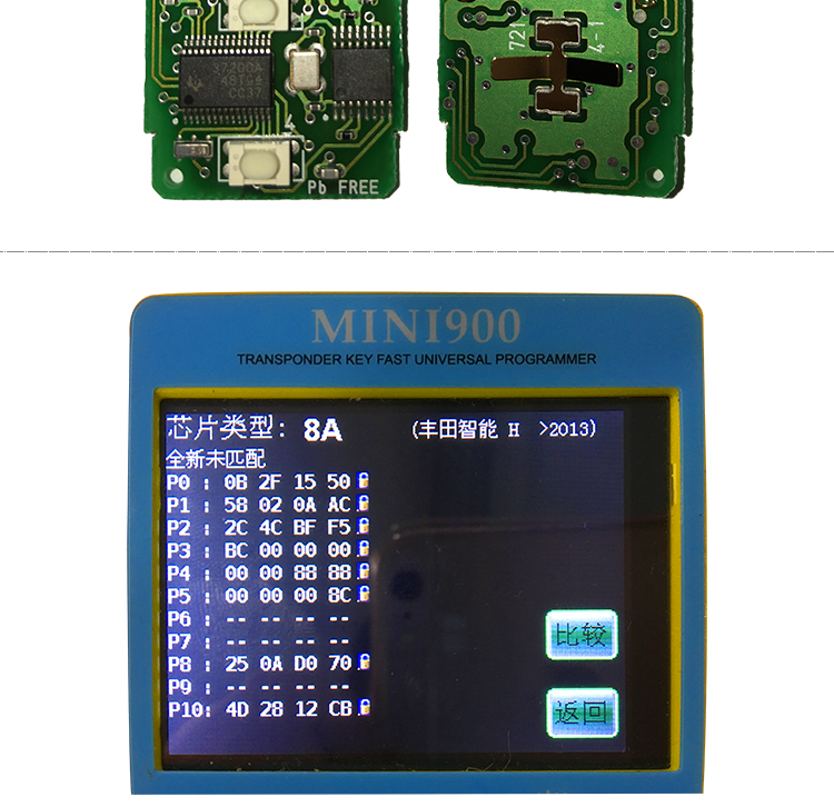 AK052009 Origina for Lexus smart card 3+1buttons  434MHZ 8A Chip 61A721-0100 BC4EQ