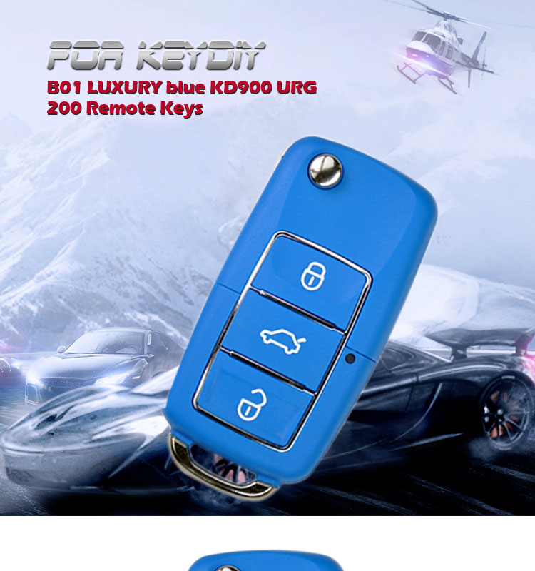AK043003 B01 LUXURY blue KD900 URG 200 Remote Keys