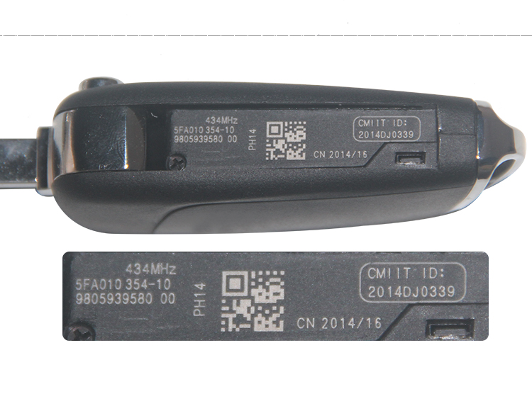 AK009016 For Peugeot 307 308 408 remote control key Modified DS Style Folding