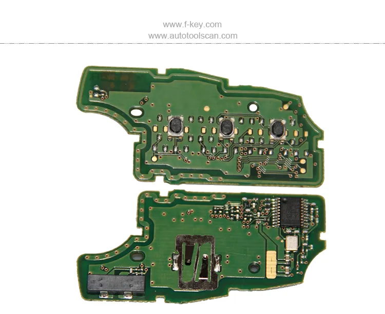 AK002028 Remote Key 3 Buttons For Benz Smart 433MHZ PCF7961M TWB1G767