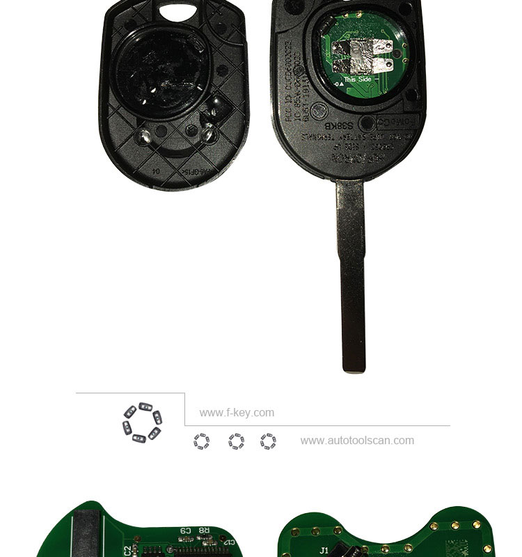 AK018060 OEM For Ford Keyless Entry Remote Key 4 Button 315MHZ 4D63 80BIT   PN 6U5T-191316-AE