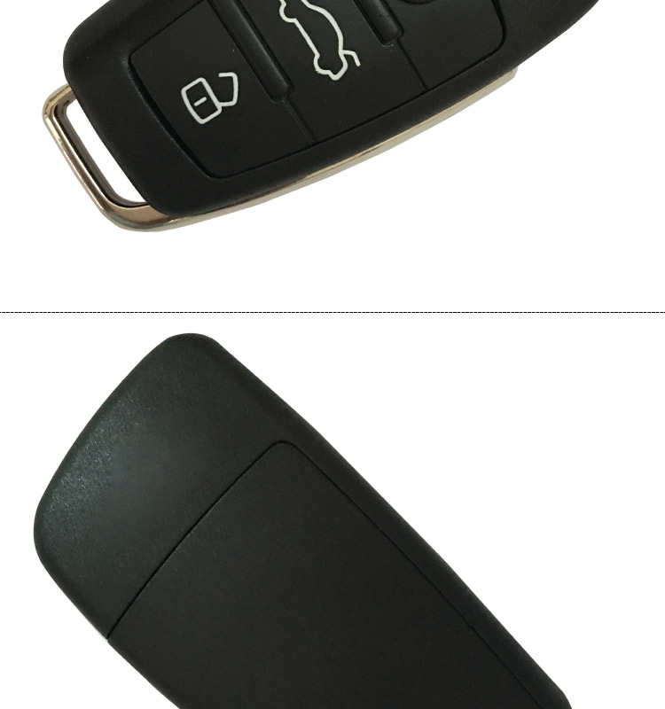 AK008025 FLIP Remote Key 3 Buttons For Audi  433mhz id48 8X0 837 220 D