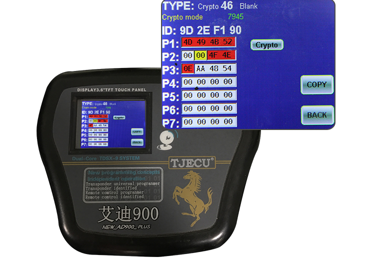 AK020035 For Hyundai IX35 3 button 433MHZ ID46 PCF7945 2S600-2S610
