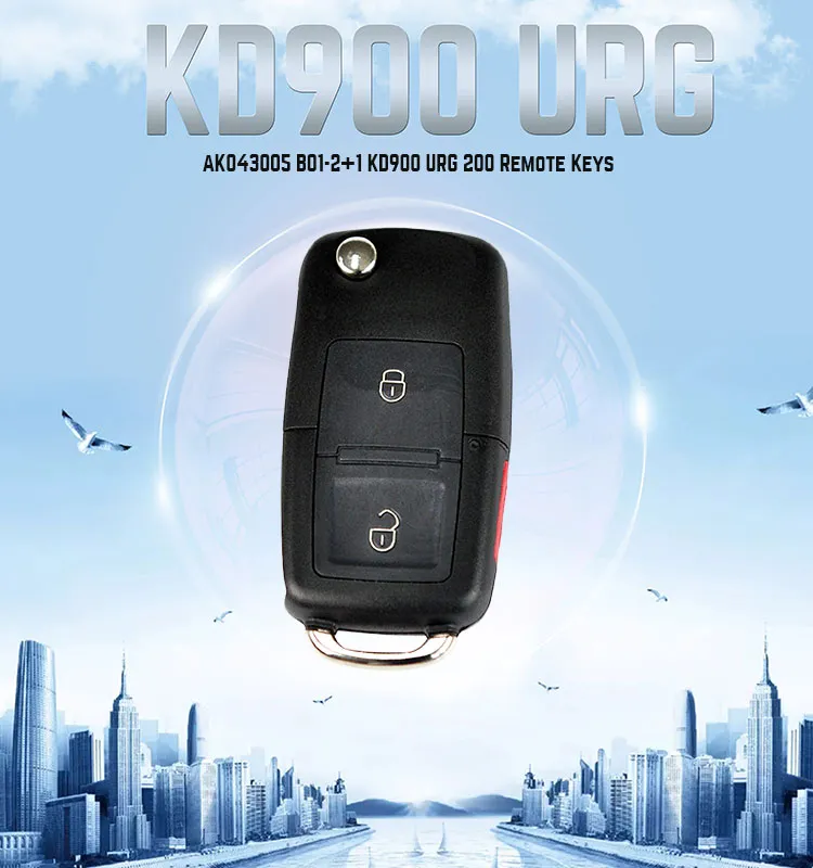 AK043005 B01-2+1 KD900 URG 200 Remote Keys