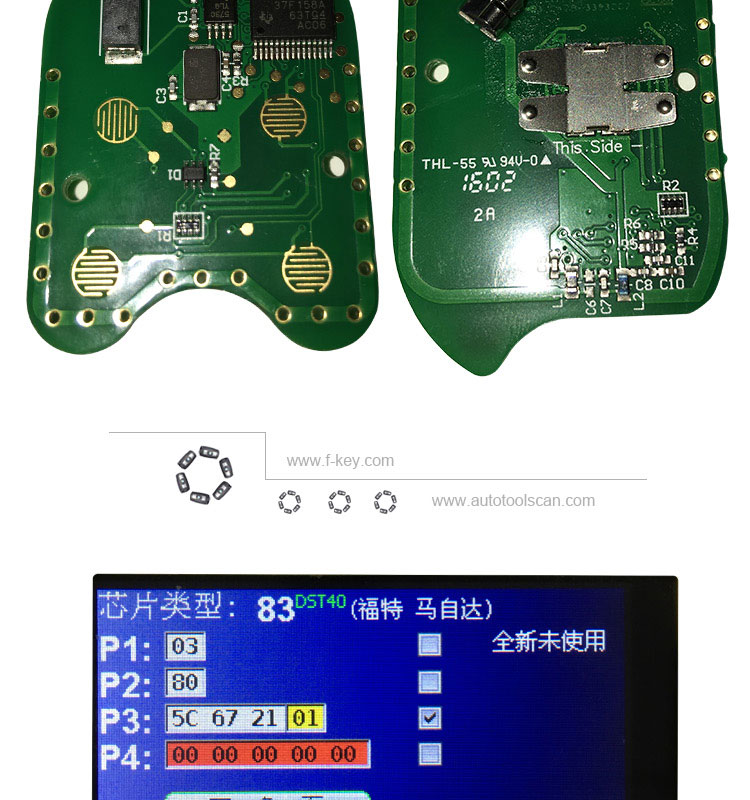 AK018060 OEM For Ford Keyless Entry Remote Key 4 Button 315MHZ 4D63 80BIT   PN 6U5T-191316-AE