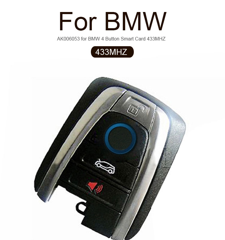 AK006053 for BMW 4 Button Smart Card 433MHZ