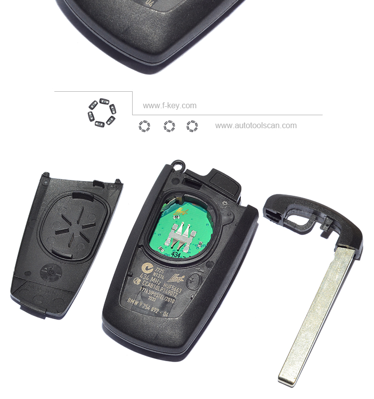 for BMW F10 Smart Key 4 Button 433Mhz Original