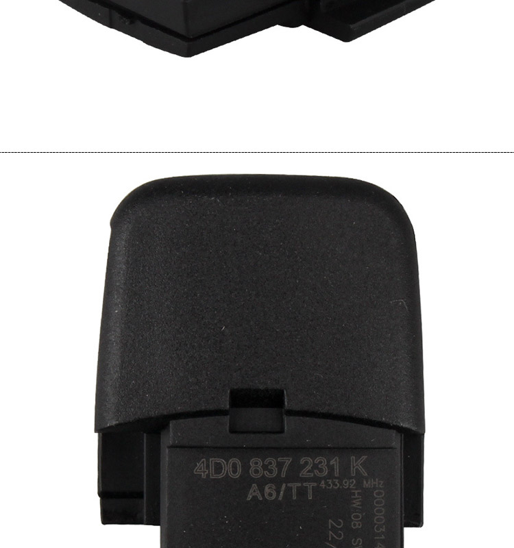 AK008002 For Audi A6 TT New 3 Button Flip Key Remote Fob 433MHZ 4D0 837 231 K