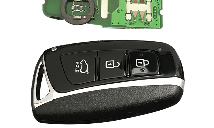 AK020033 3 Button Smart Remote Key FOB for HYUNDAI Santa Fe 433MHz ID46