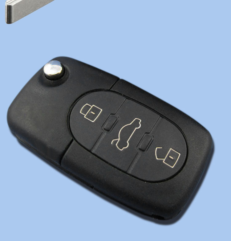 AK008012 for Audi 3 Button Flip Remote Key 433MHz