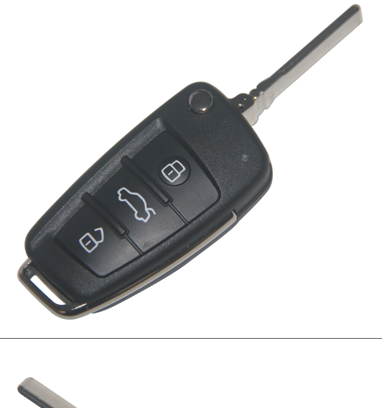 AK008056 For Audi 3 Button Flip key 8P0 837 220 T  ID48 315Mhz